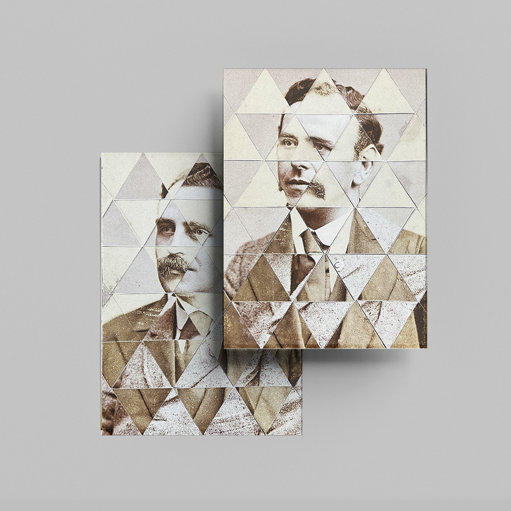 Triángulos collage de Victoria Antonijević